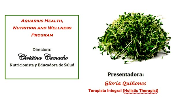 Taller de nutrición el 9 de octubre en Padres en Acción