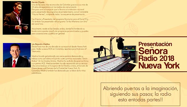 Señora Radio 2018 el 17 de noviembre y libro ‘He decidido’