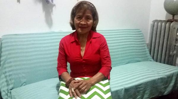 Dolores Ortiz de 74 años ha trabajado toda su vida
