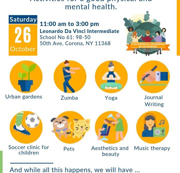Festival de salud este sábado en Queens patrocina Consulado de Colombia en NY