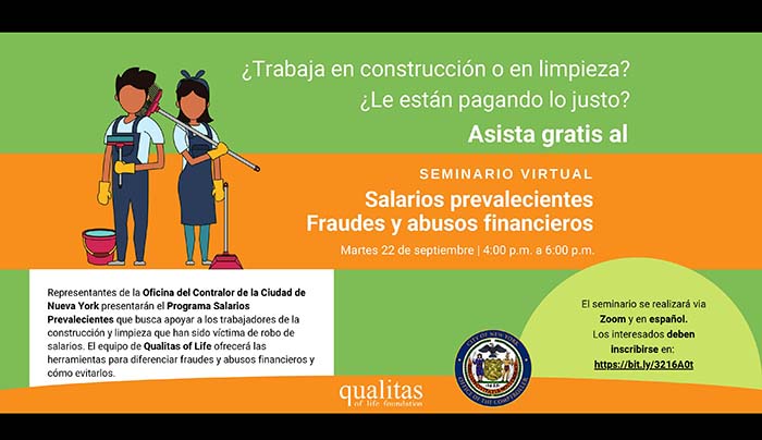 Taller de construcción y limpieza de Qualitas of Life