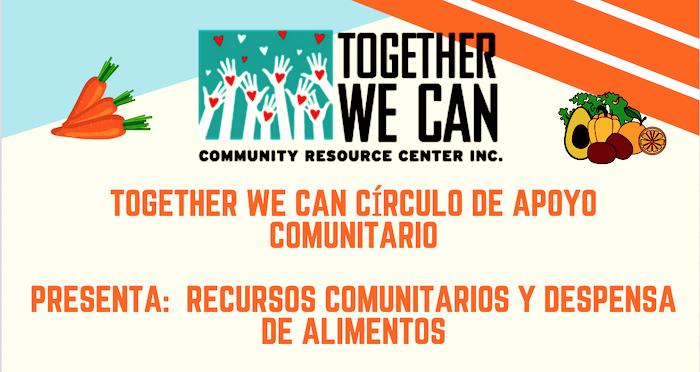 Comida y recursos a comunidad el miércoles 24 de febrero