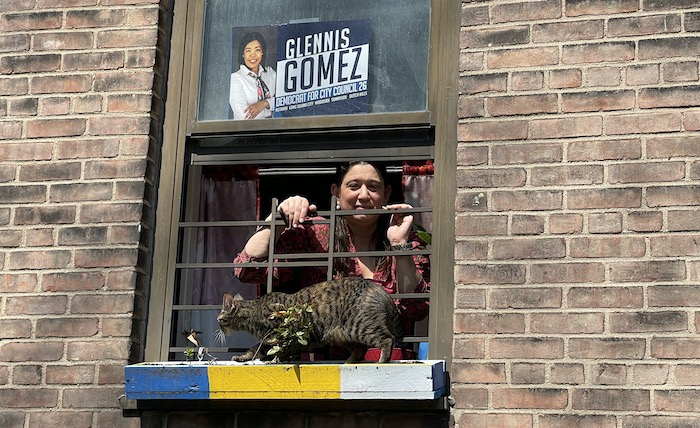 Glennis Gómez necesita el voto latino