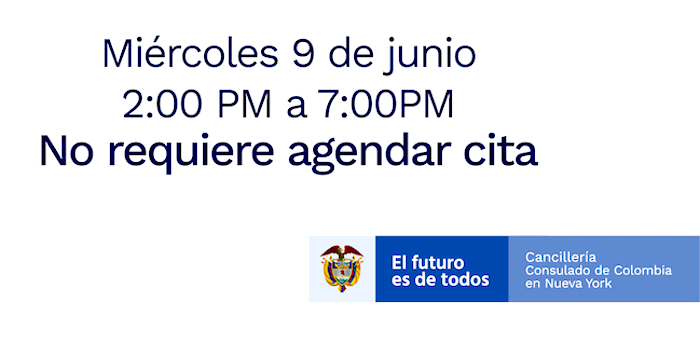 Consulado de Colombia en NY con horario extendido