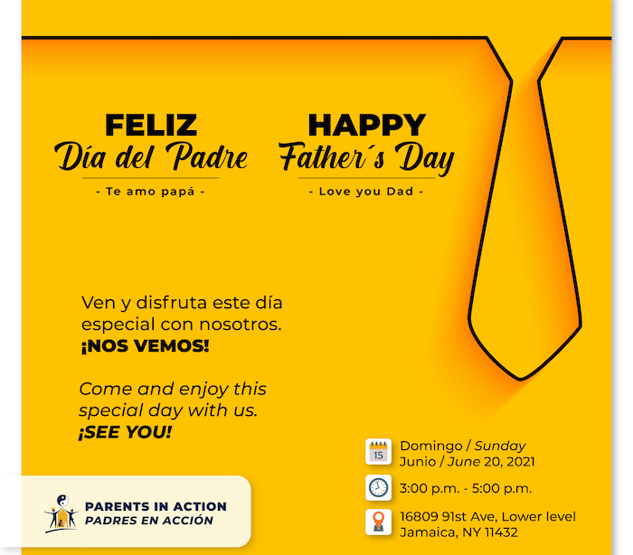 Celebre el Día del Padre en Padres en Acción este domingo