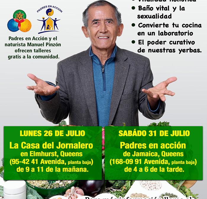 Clases gratis de naturismo y salud este mes de julio