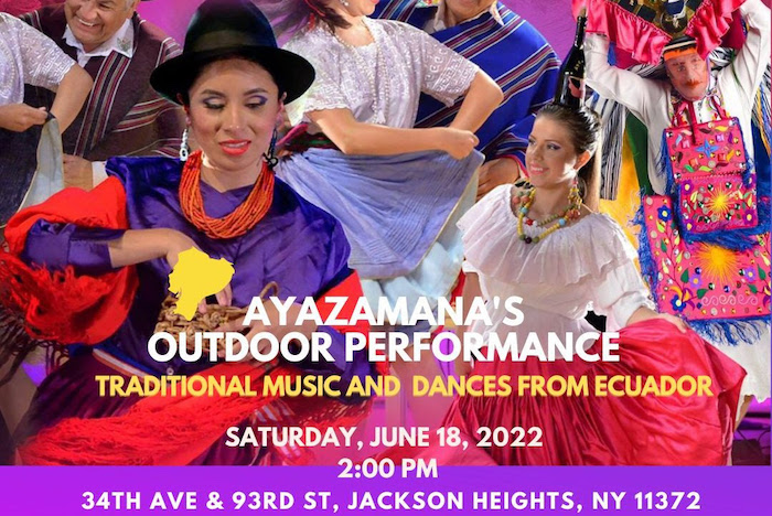 Folklore ecuatoriano este fin de semana