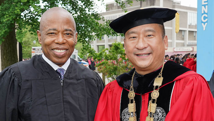 Mayor Adams Speaks at Queens College Commencement Ceremony