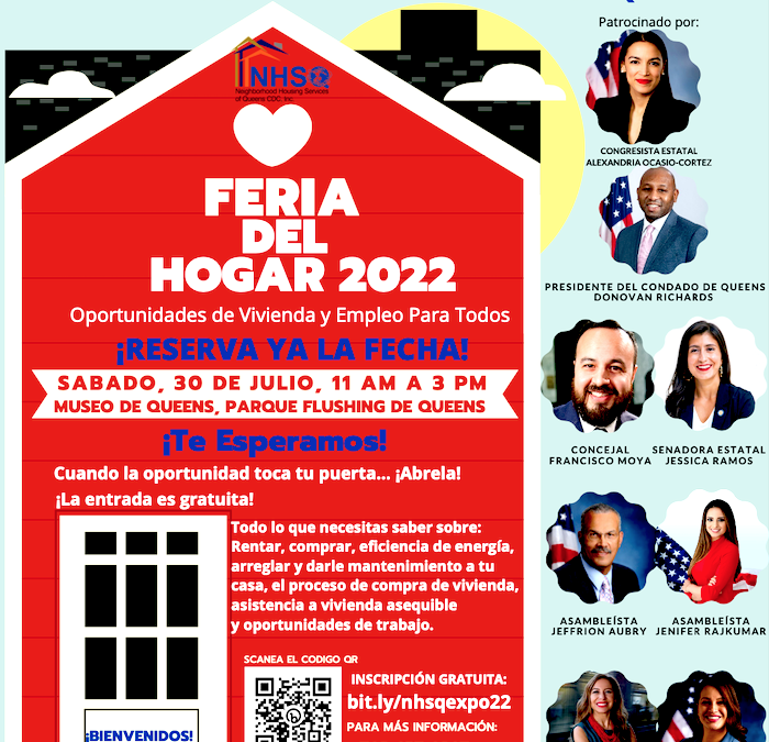 Feria del Hogar en Museo de Queens el sábado 30 de julio