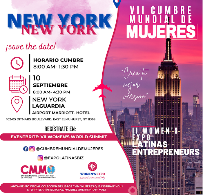 Cumbre Mundial de Mujeres este sábado 10 de septiembre